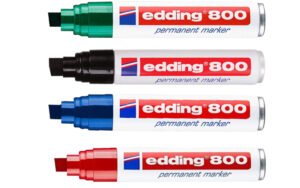 MARCADOR PERMANENTE RECARGABLE 800 PTA.BISELADA VARIOS COLORES