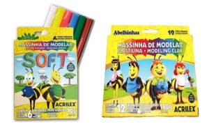 PLASTILINA CORTAS DE 6 Y 12 COLORES