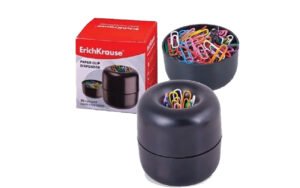 PORTA CLIPS PLASTICO REDONDO