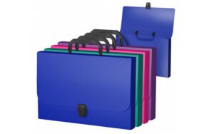 PORTAFOLIO PLASTICO CON AGARRADERA VARIOS COLORES