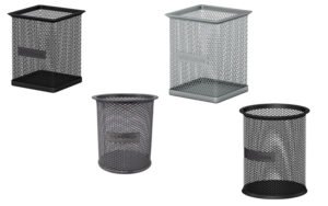 PORTALAPIZ METALICO TIPO MALLA VARIOS COLORES