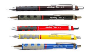 PORTAMINAS GRIP ERGONOMICO Y CLIP METALICO 0.5MM VARIOS COLORES